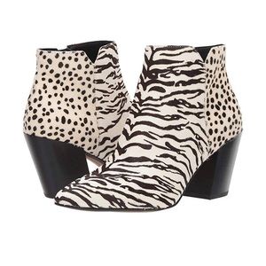 Dolce Vita Zebra Calf Hair booties